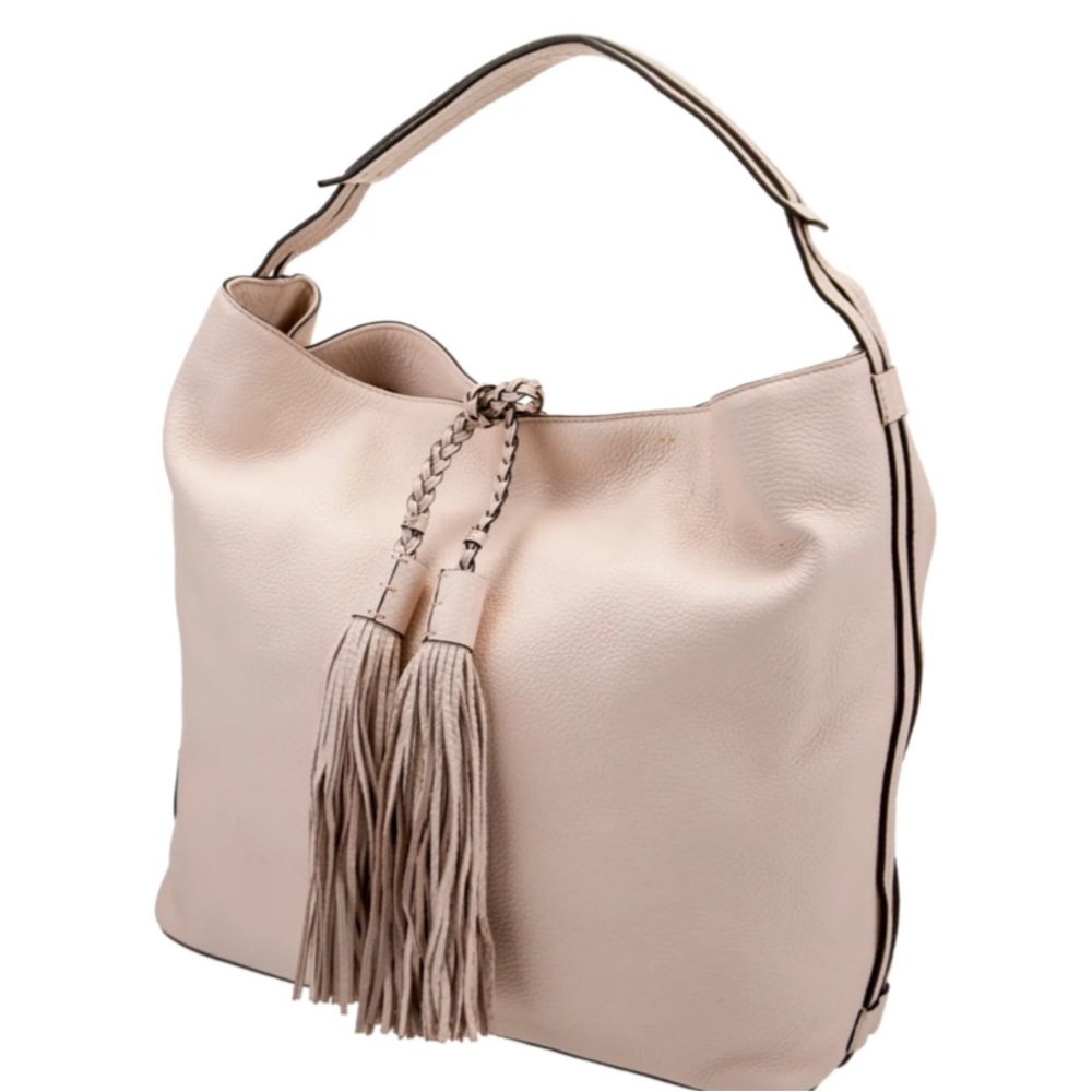 Rebecca Minkoff Tassel Leather Hobo Pink